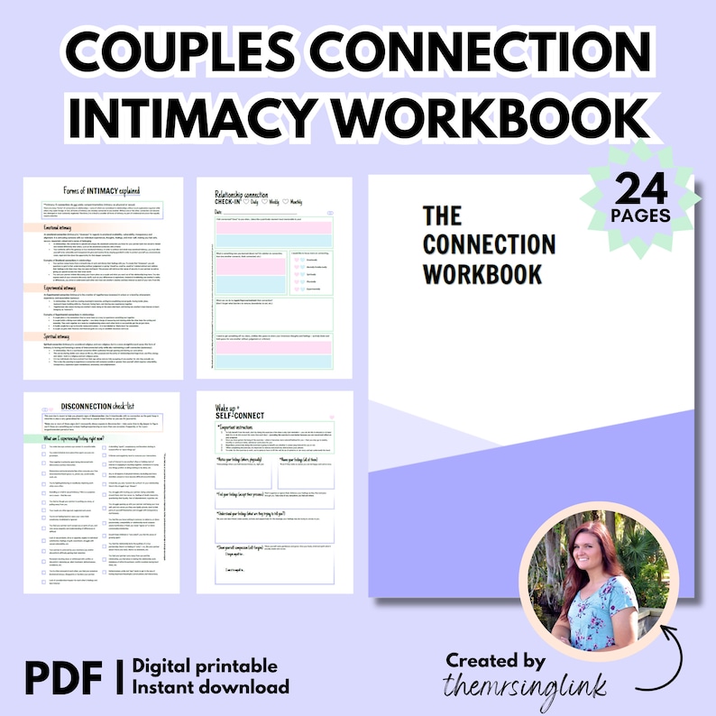 Couple's Connection, Intimacy Workbook | theMRSingLink LLC