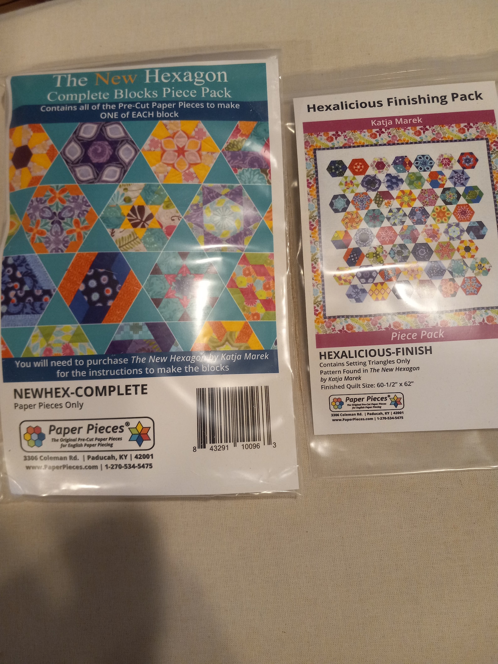The New Hexagon Complete Blocks Piece Pack Quilt Kit - Etsy