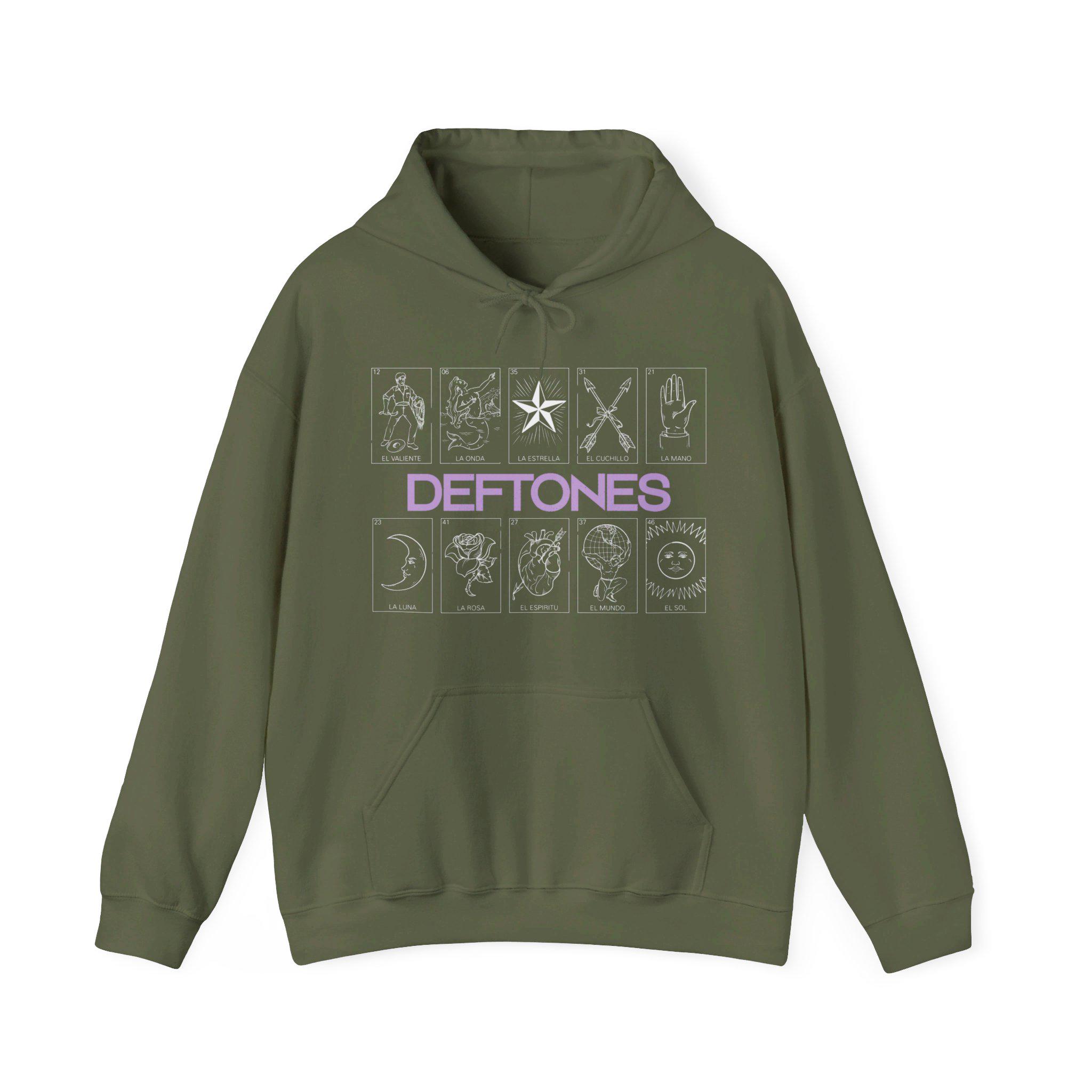 匿名配送 follow again ディノ miniteen CHANDALEE Loteria - Deftones - Mexican Lottery Hoodie - Etsy