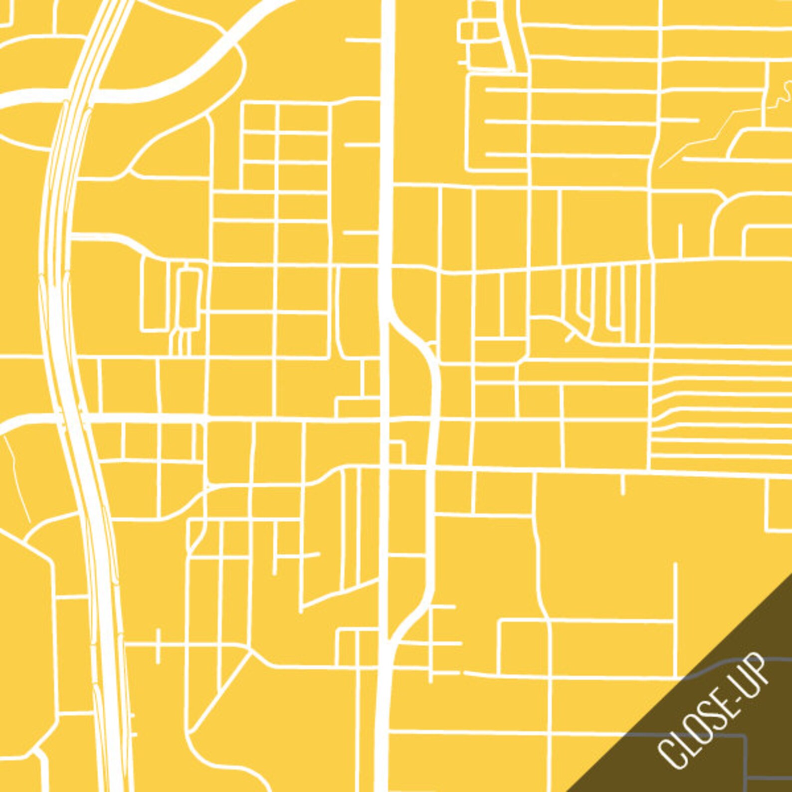 PLANO Map Art Print / Texas Poster / Plano Wall Art Decor / Etsy