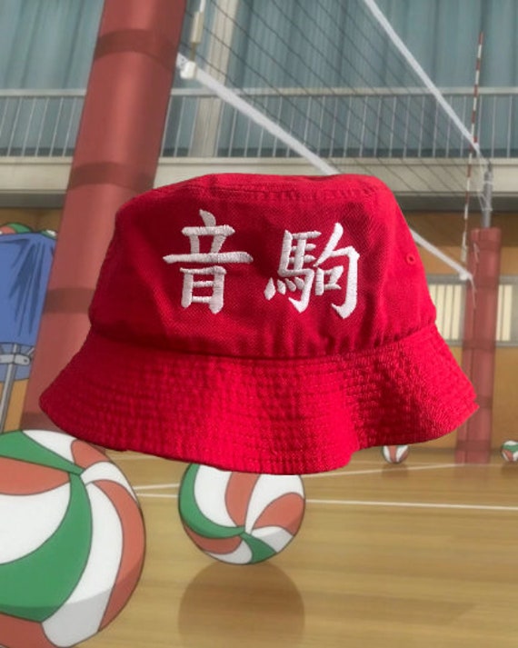 Nekoma Kanji Bucket Hat Haikyuu Haikyu 