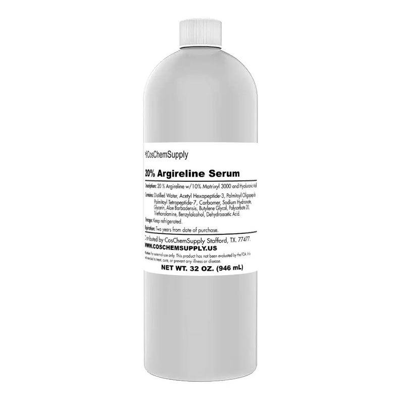 Immediate results serum with Argireline, Matrixyl 3000, and 100% Hyaluronic Acid.
