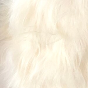 Tapis en peau de mouton islandais blanc image 3