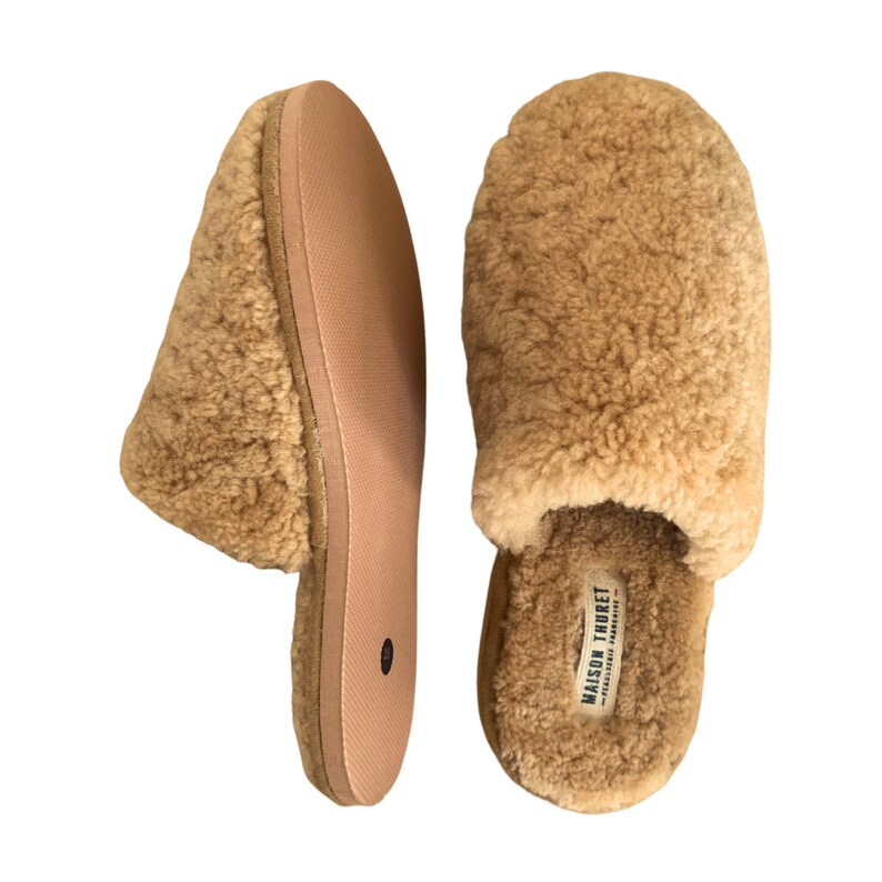 Chaussons en Peau de Mouton Mules en Laine Collection Bouclette Laine 100% Naturelle Printemps / Eté / Automne / Hiver image 3