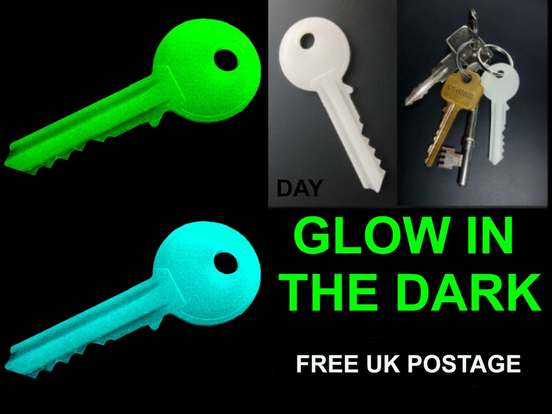 GLOW KEY, Never Lose Your Keys in the Dark Glow in the Dark Key Finder