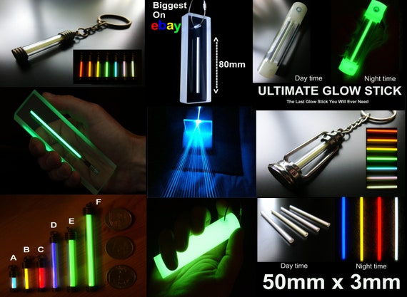 Super Bright And Completely Safe !! INDESTRUCTIBLE 100% REUSABLE Glowstick 