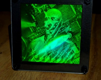Vintage 1980s Hologram, True 3D Effect, ''Future Man'' Artwork, Must See Video!