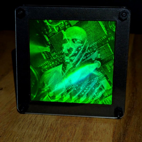 Vintage 1980s Hologram, True 3D Effect, ''Future Man'' Artwork, Must See Video!