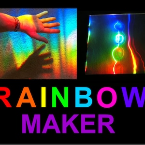 SUN CATCHER / RAINBOW Maker, Makes Giant Rainbows Across Your Room Using The Sun image 1