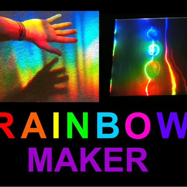 SUN CATCHER / RAINBOW Maker, Makes Giant Rainbows Across Your Room Using The Sun