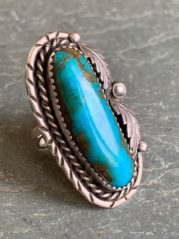 Beautiful Vintage Sterling Silver and Turquoise a… - image 3