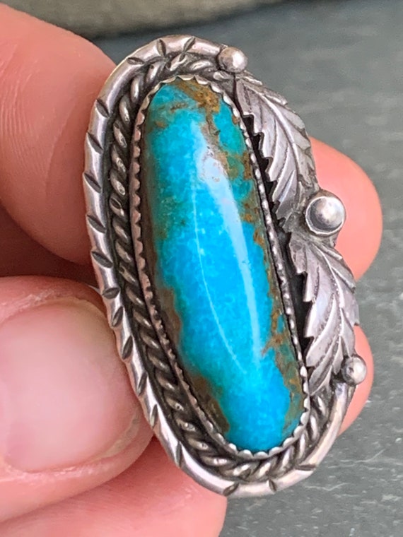 Beautiful Vintage Sterling Silver and Turquoise a… - image 8