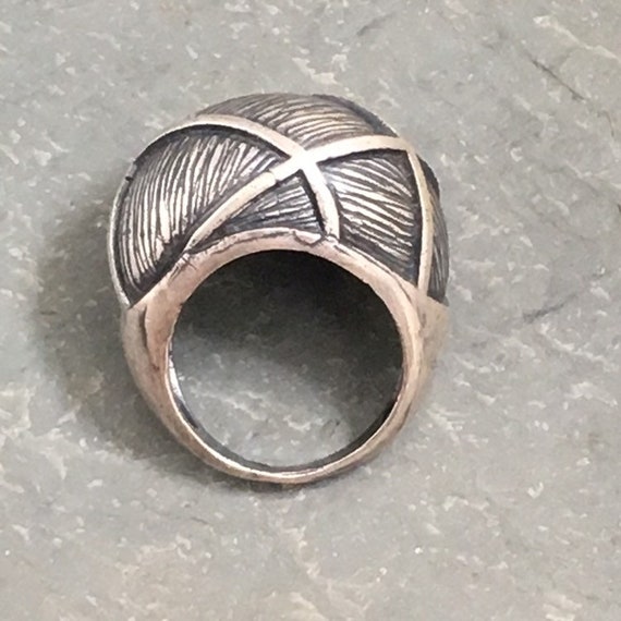 Panorama Silver Domed Ring main image 1