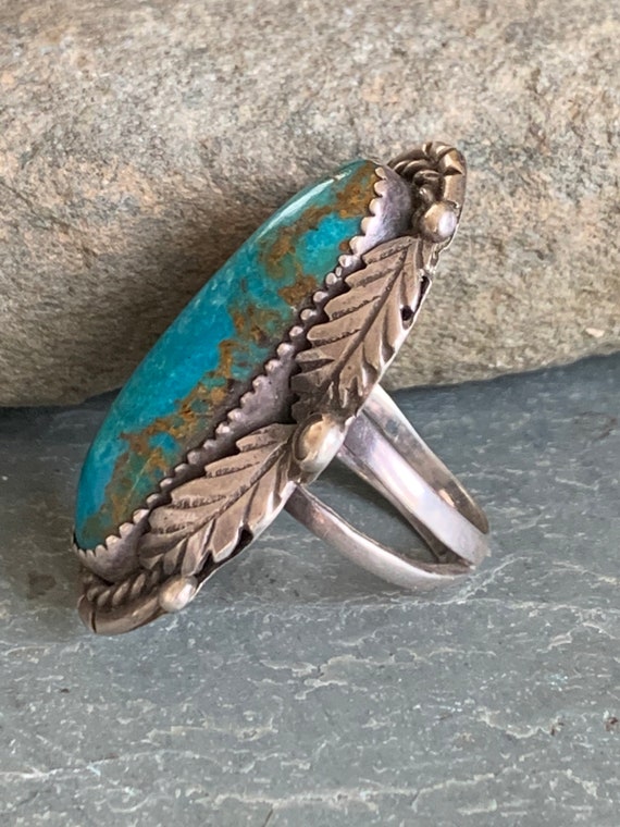 Beautiful Vintage Sterling Silver and Turquoise a… - image 5