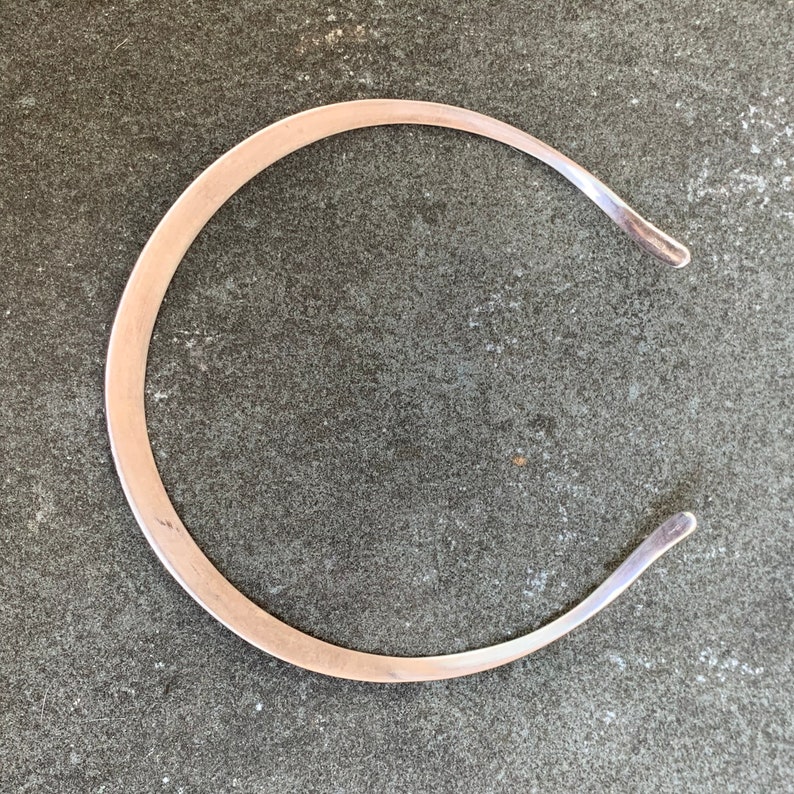 Vintage Sterling Silver Modernist Choker made by Quinn