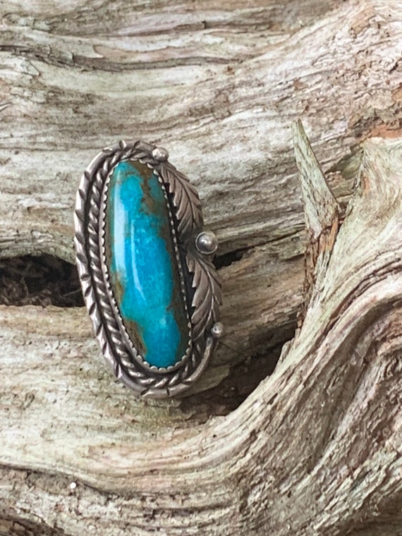 Beautiful Vintage Sterling Silver and Turquoise a… - image 1