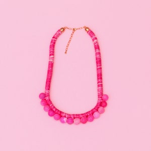 Pink Beaded Necklace