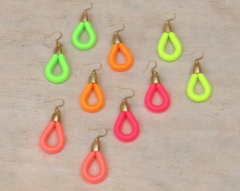 NEON Droplet Earrings