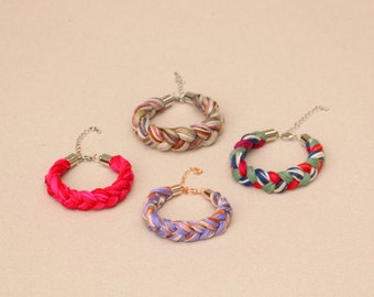Braided Cotton Bracelets For Women