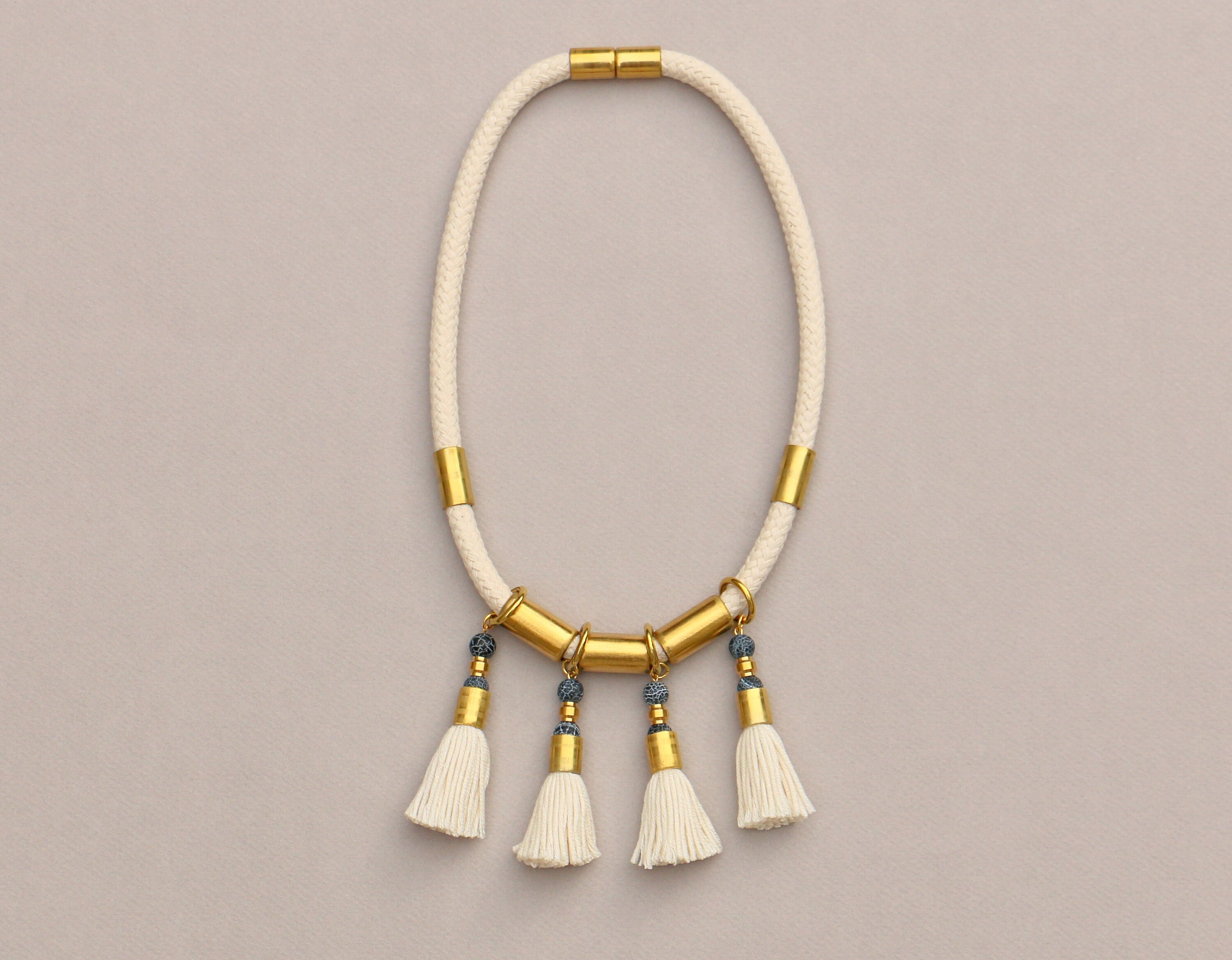 Chunky Statement Tassel Necklace