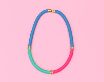 Color Block Necklace For Women