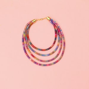 Colorful Multi Strand Necklace image 2