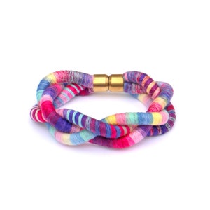 Colorful Braided Rope Bracelet For Women, Unique Gifts For Wife, Mother, Sister or Best Friend