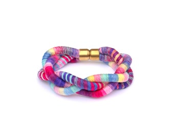 Colorful Braided Rope Bracelet For Women, Unique Gifts For Wife, Mother, Sister or Best Friend