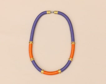 Elegant Color Block Necklace For Women, Unique Gifts For Her