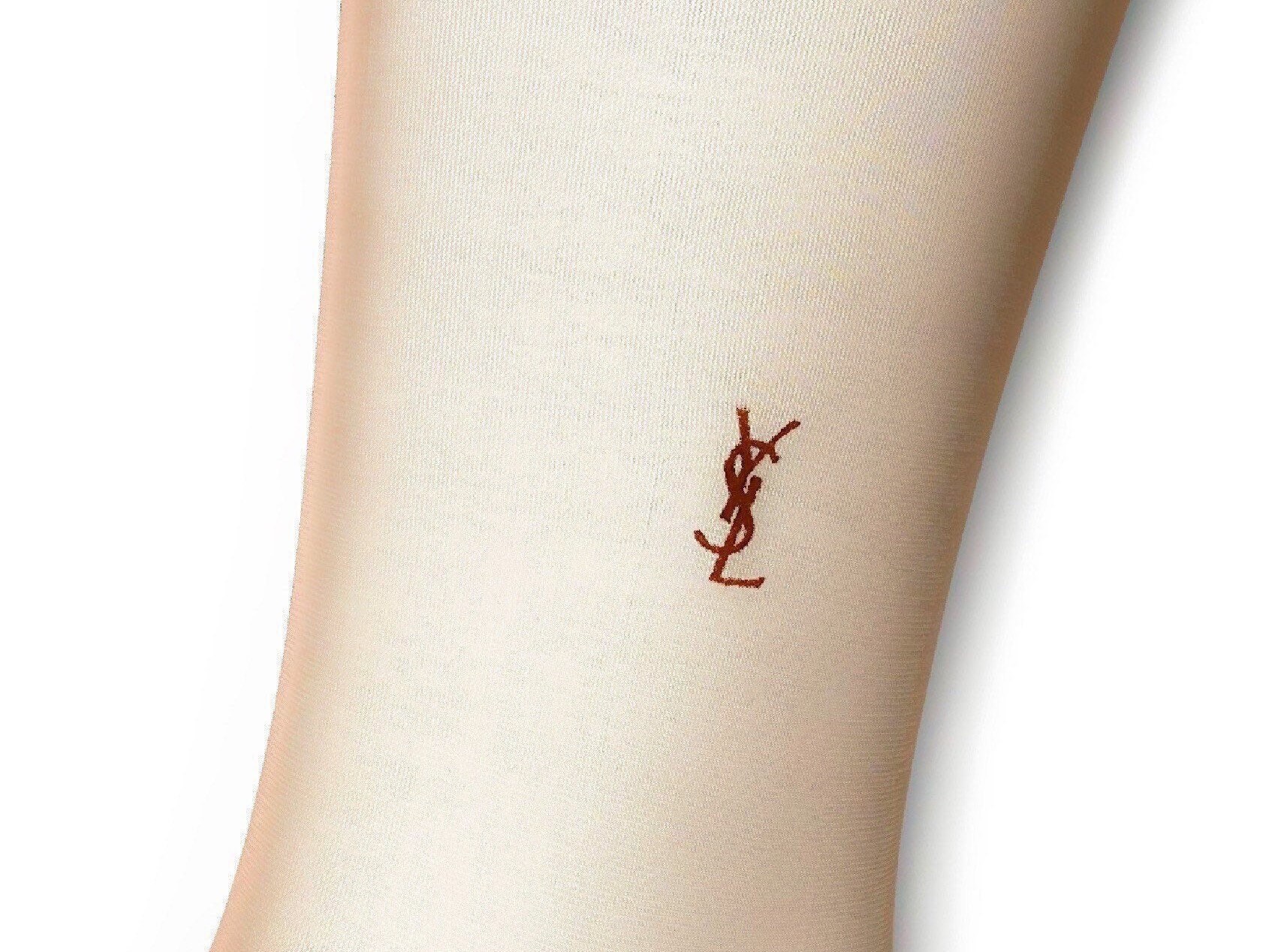 ysl logo tights