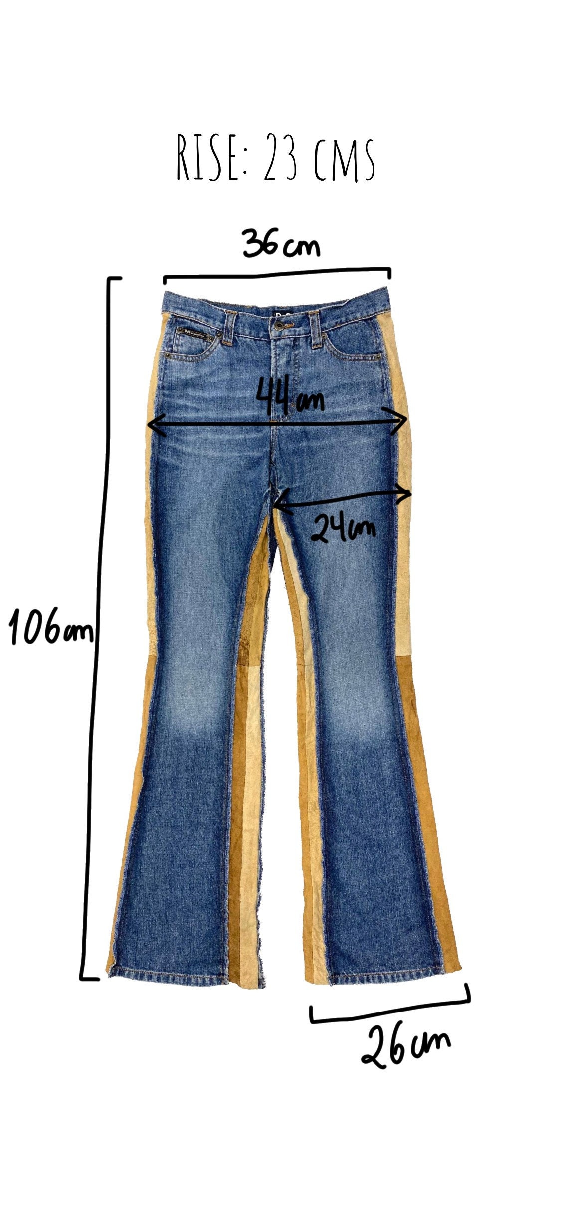 Dolce Gabbana Denim Women's Jeans Rare Retro Hype Y2K size