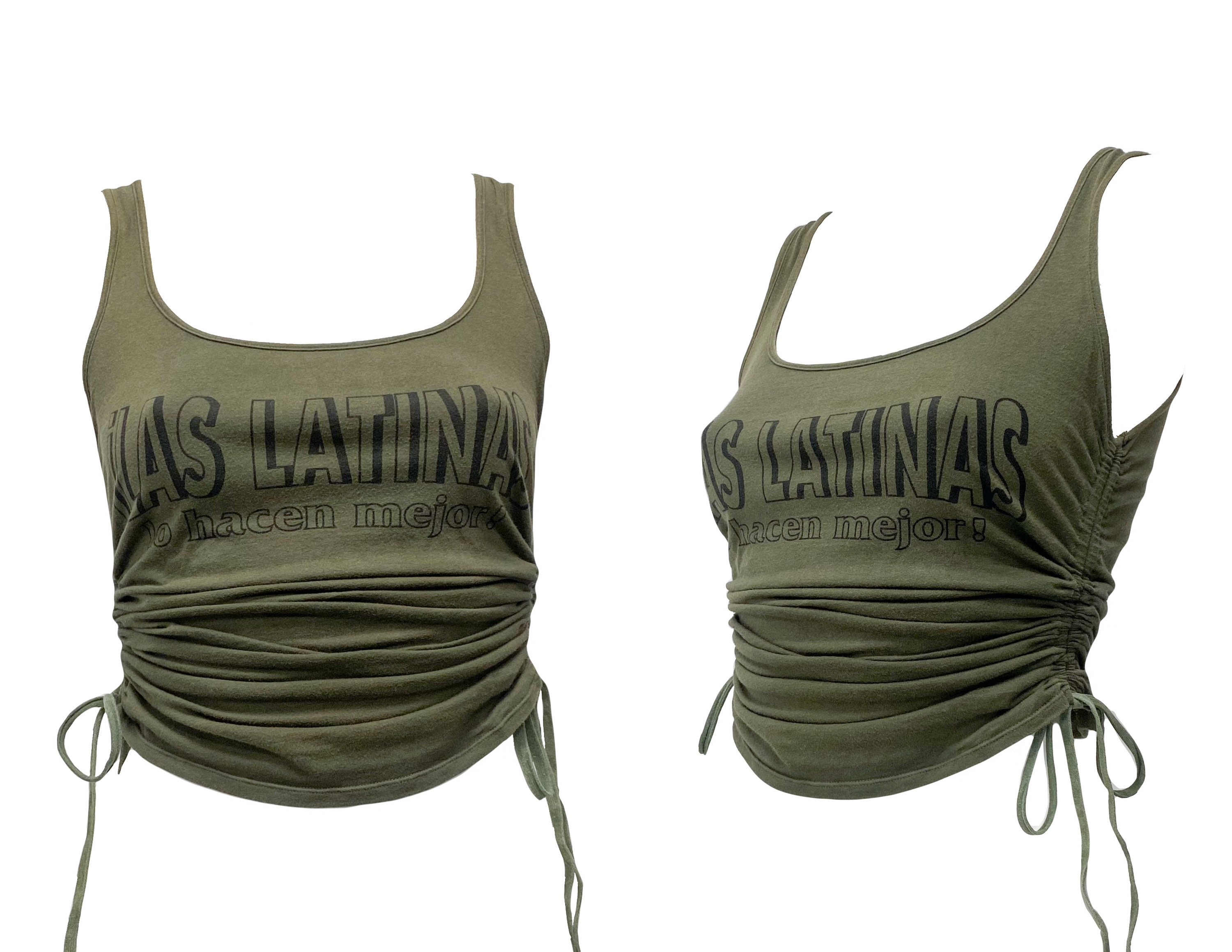 2000s Dolce & Gabbana, Ruched Tank Top, Latinas Do It Better 2000s Dolce & Gabbana, Ruched Tank Top, Latinas Do It Better