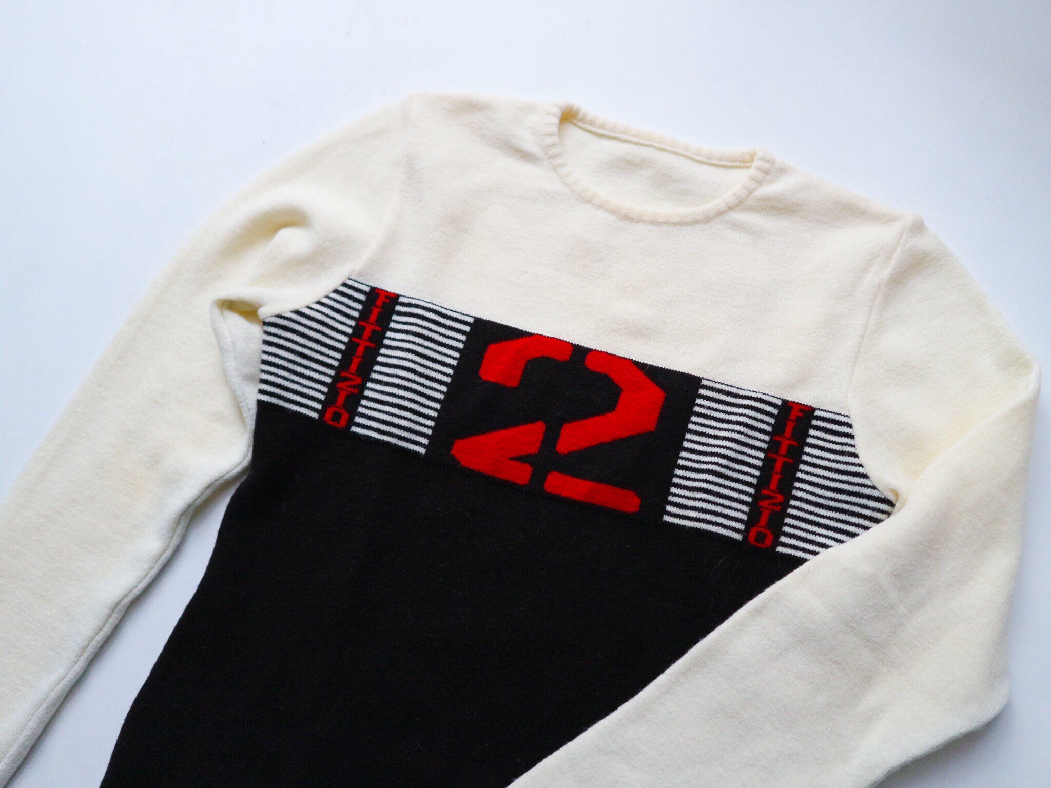 90s sweater Y2k sweater b&w sweater long sleeve sweater | Etsy