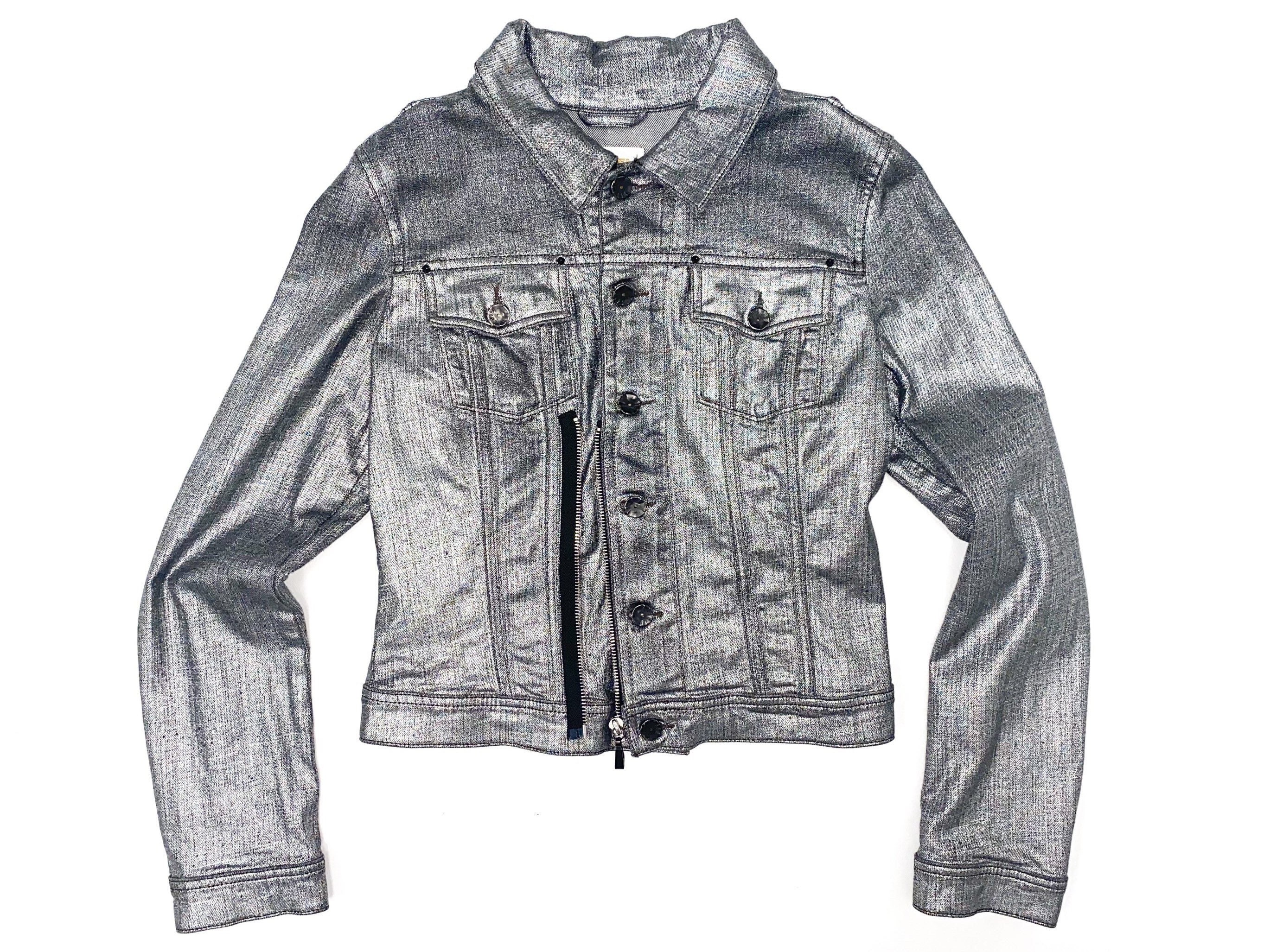 DIESEL Silver Jacket, Diesel Denim Jacket, Y2k Diesel Jacket, Silver Denim, Early 2000s Denim, Silver Jacket, 2000s Diesel - Etsy DIESEL Silver Jacket, Diesel Denim Jacket, Y2k Diesel Jacket, Silver Denim, Early 2000s Denim, Silver Jacket, 2000s Diesel - Etsy