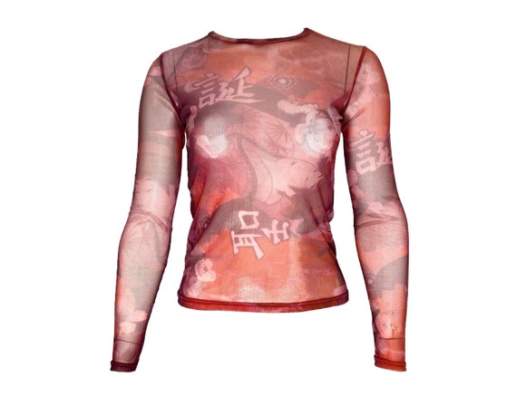 90s mesh top, Geisha mesh top, mesh top tattoo, vi