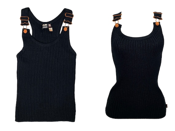 Gaultier Jean’s, JPG jeans, 90s ribbed knit top, g