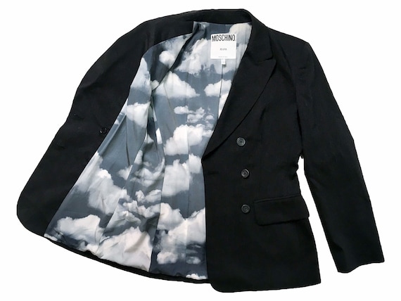 Moschino clouds, 90s Moschino jacket, Moschino bla