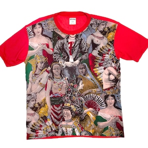 Vintage Moschino, 90s Moschino t-shirt, feminist print, feminist t-shirt, rare Moschino, Moschino Jeans vintage, red t-shirt, fun Moschino
