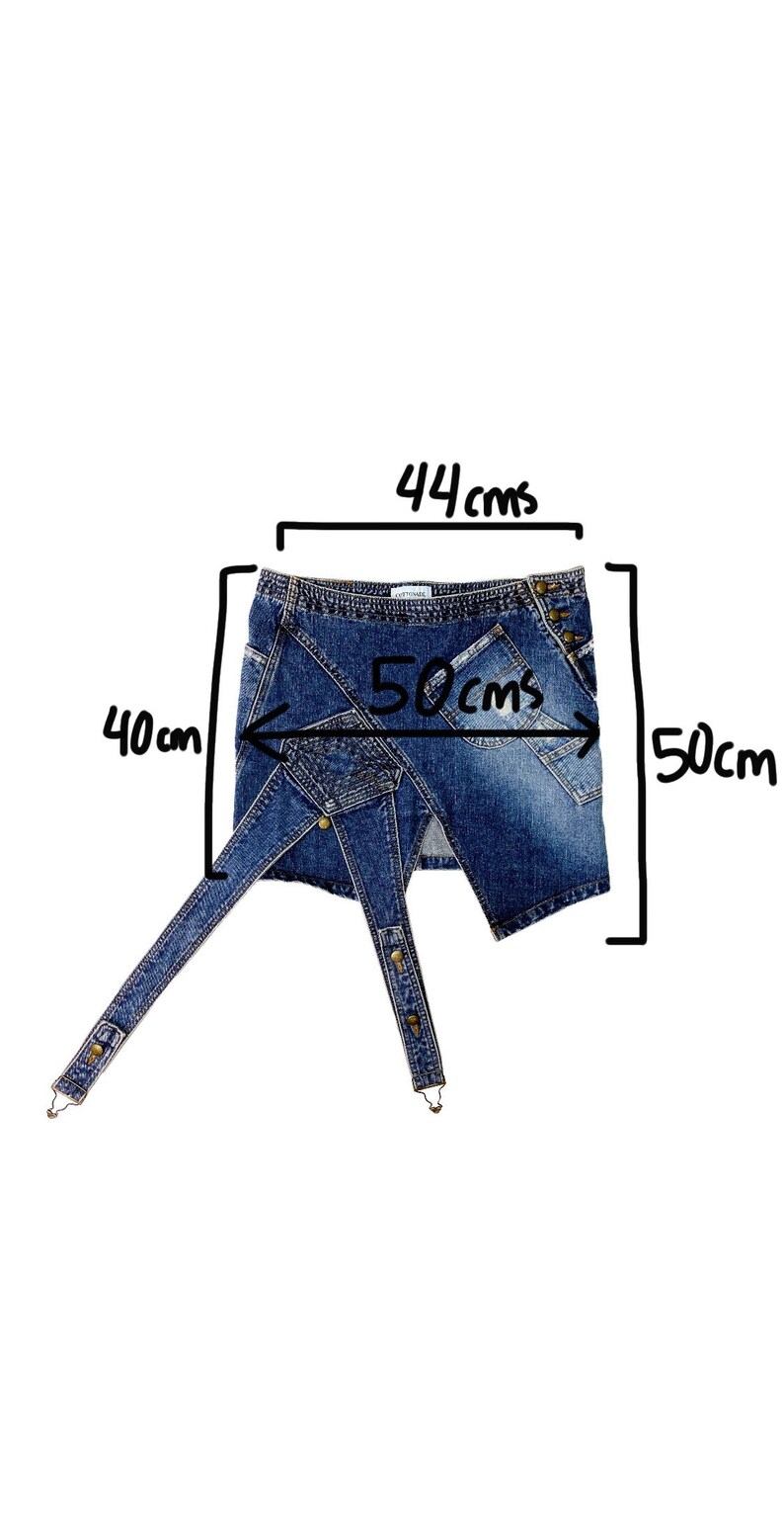 Charley Deconstruct Asymmetric Denim Skirt main image 0