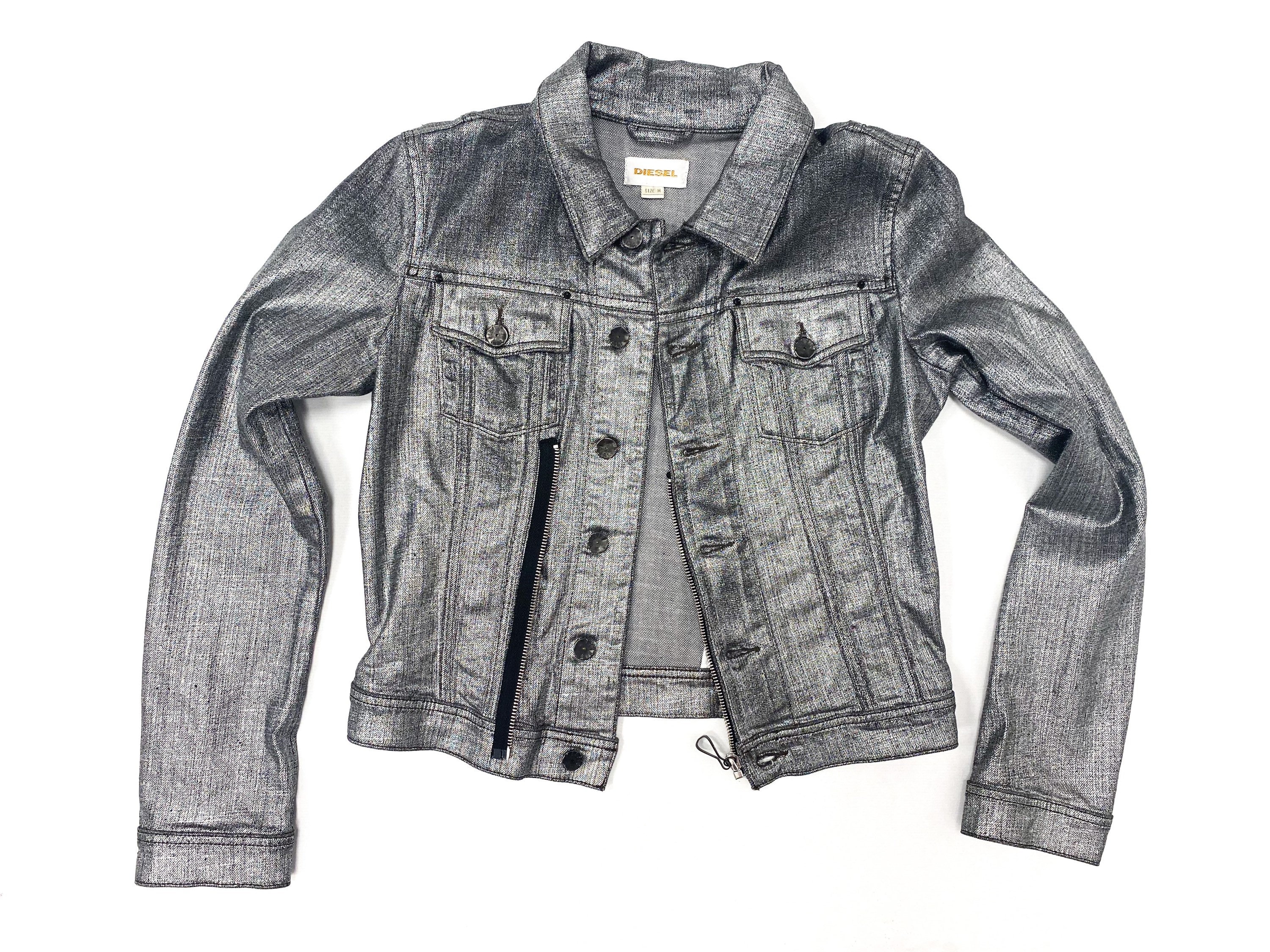 DIESEL Silver Jacket, Diesel Denim Jacket, Y2k Diesel Jacket, Silver Denim, Early 2000s Denim, Silver Jacket, 2000s Diesel - Etsy DIESEL Silver Jacket, Diesel Denim Jacket, Y2k Diesel Jacket, Silver Denim, Early 2000s Denim, Silver Jacket, 2000s Diesel - Etsy