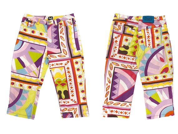 2000s Dolce Gabbana, D&G Capris, Y2k Capris, Dolce and 2000s Dolce Gabbana, D&G Capris, Y2k Capris, Dolce and