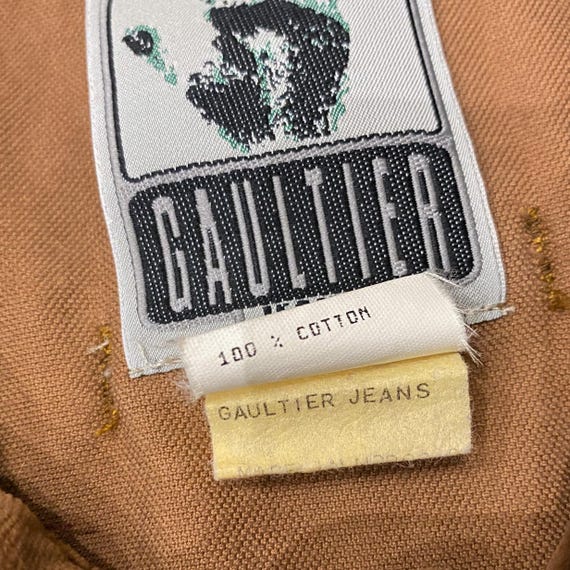 JEAN PAUL GAULTIER early 1990s printed jeans RARE