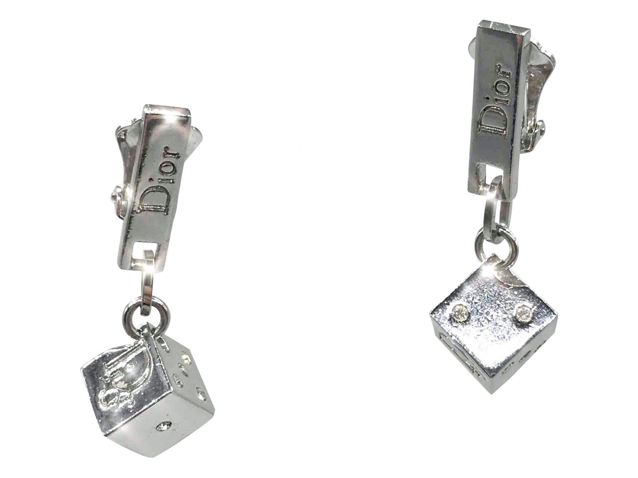 Christian Dior Earrings Dior Dice Earrings 2004 Dior Dior Etsy