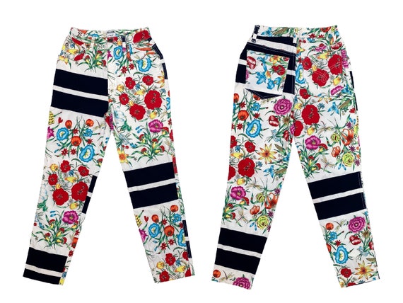Moschino vintage, moschino floral print, moschino