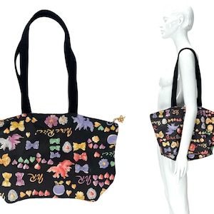 1990s Nina Ricci bag, Nina Ricci tote bag, vintage shoulder bag, vintage Nina Ricci, vintage nylon bag, vintage designer bag