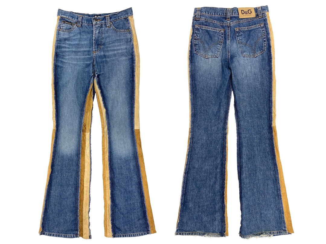 Dolce Gabbana Vintage, D&G Bell Bottoms, Denim Bell Bottoms