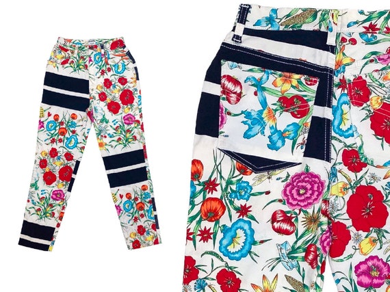 Vintage Moschino Jeans, Moschino floral print, Mos