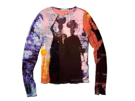 90s mesh shirt Clearance