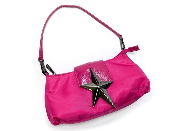 Thierry Mugler, nylon shoulder bag, Thierry mugler
