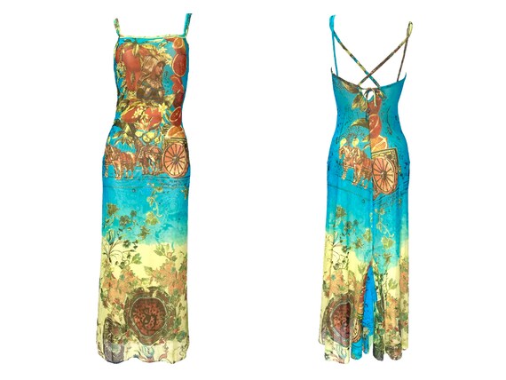 90s dress, Save the Queen dress, 90s mesh dress, v